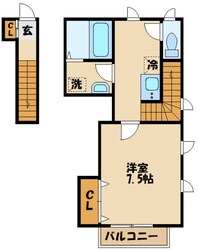 メゾンドスターチスの物件間取画像